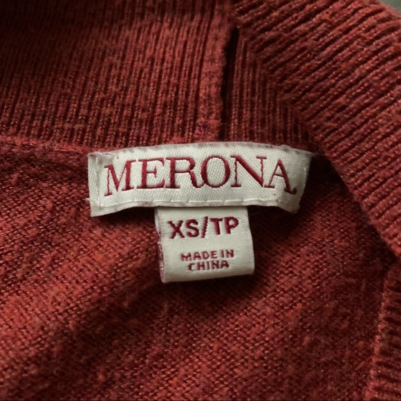 Merona Rust Colored Cardigan - Picture 2 of 2